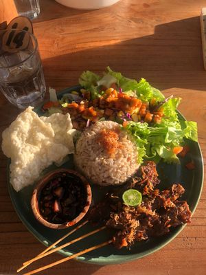 satay at Burgreens Canggu - Healthy Plant-Based Eatery in Canggu