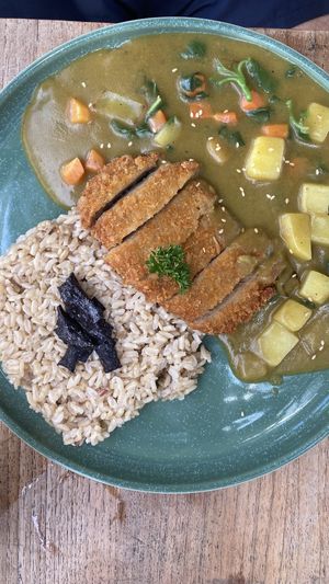 Katsu chicken  at Burgreens Canggu - Healthy Plant-Based Eatery in Canggu