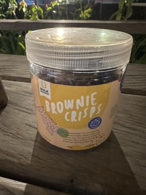 Brownie chips  at Burgreens Canggu - Healthy Plant-Based Eatery in Canggu