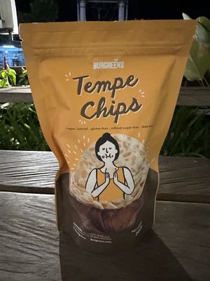 Tempe chips  at Burgreens Canggu - Healthy Plant-Based Eatery in Canggu