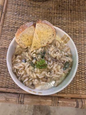Mushroom Truffle Pasta  at Burgreens Canggu - Healthy Plant-Based Eatery in Canggu