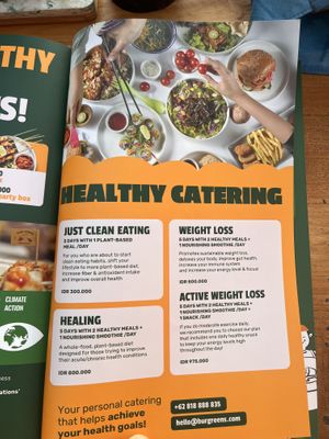   at Burgreens Canggu - Healthy Plant-Based Eatery in Canggu