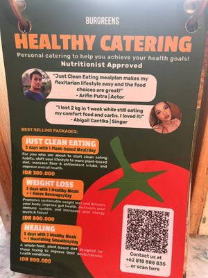   at Burgreens Canggu - Healthy Plant-Based Eatery in Canggu