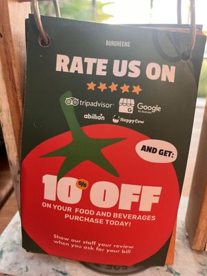   at Burgreens Canggu - Healthy Plant-Based Eatery in Canggu