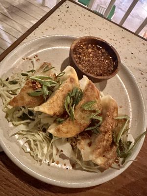 Vegan gyoza  at Burgreens Canggu - Healthy Plant-Based Eatery in Canggu