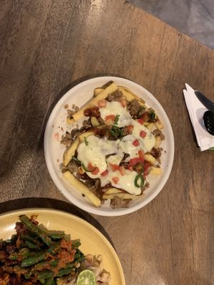 Loaded cheeze fries  at Burgreens Canggu - Healthy Plant-Based Eatery in Canggu