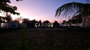 Sunset at Burgreens Canggu - Healthy Plant-Based Eatery in Canggu