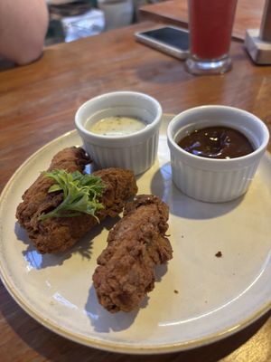 Chicken tenders   at Burgreens Canggu - Healthy Plant-Based Eatery in Canggu