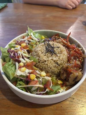 Teriyaki bowl  at Burgreens Canggu - Healthy Plant-Based Eatery in Canggu