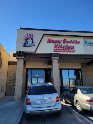 Outside at Happy Buddha Kitchen in Temple City