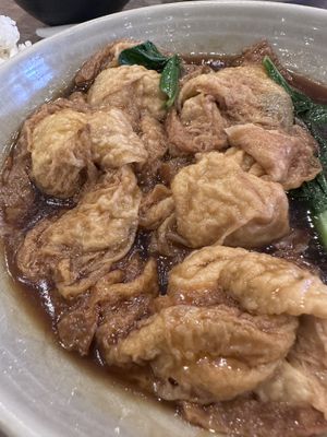 Bean curd wraps  at Happy Buddha Kitchen in Temple City