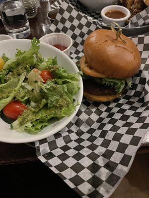 Impossible burger  at Stone's Throw Cafe in Morris