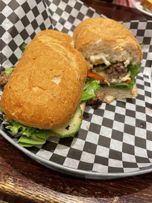 (Vegan) Banh Mi  at Stone's Throw Cafe in Morris