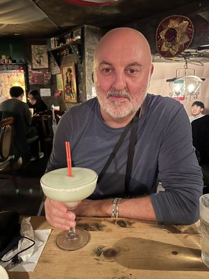 plum frozen king margarita   at El Pancho in Osaka