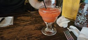 Strawberry margarita at El Pancho in Osaka