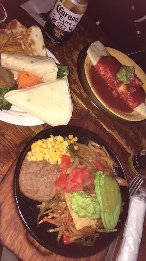 Vegetarian Fajitas Plate - best meal of my life  at El Pancho in Osaka