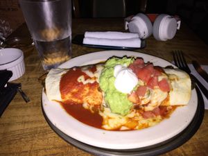 Vegetarian burrito  at El Pancho in Osaka