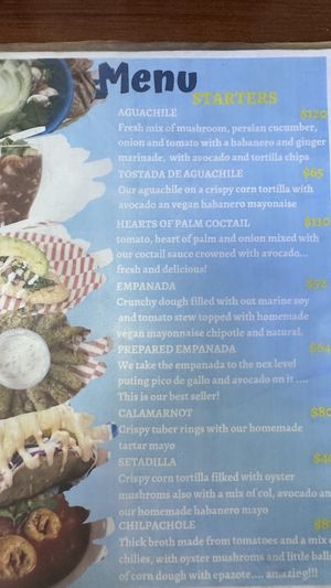 Menu p1  at La PlantisquerÍa in Mexico City