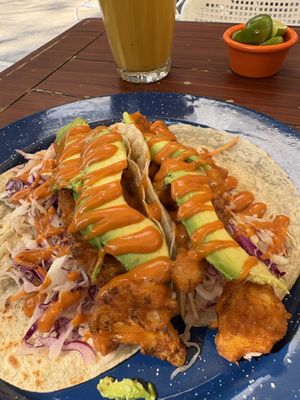 Baja tacos!!  at La PlantisquerÍa in Mexico City