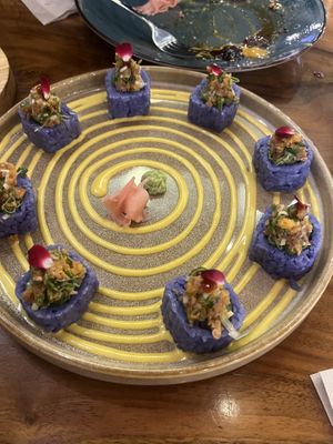 Truffle sushi   at Dip Dash in Dubai