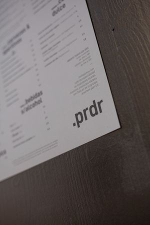  Menu at Paradero in Barcelona