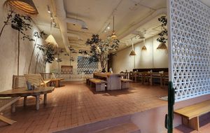 From the entrance at Terra's Table in Riyadh