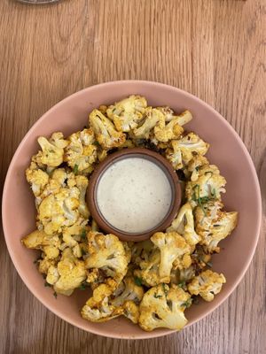 Cauliflower bites at Terra's Table in Riyadh