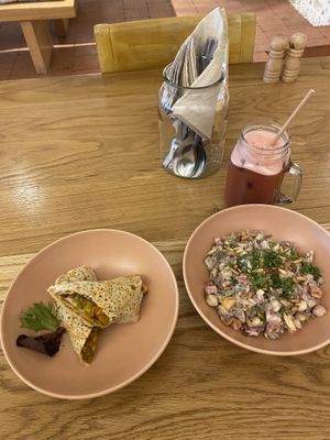 Summer Pink refreshing drink   at Terra's Table in Riyadh