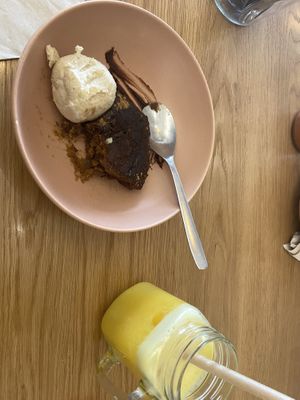 Sticky date pudding   at Terra's Table in Riyadh