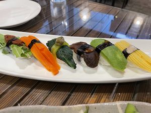 All veges!  at Furusato in Bishkek