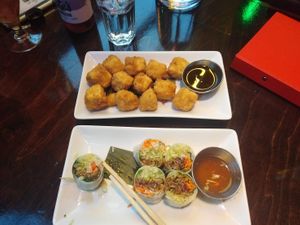 popcorn tofu at Chow in Wellington