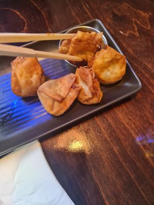 Mushroom wontons at Chow in Wellington