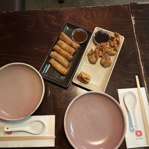 Deep fried spring rolls  at Chow in Wellington