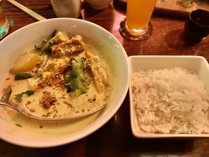 Vegan curry, delicious ! at Chow in Wellington