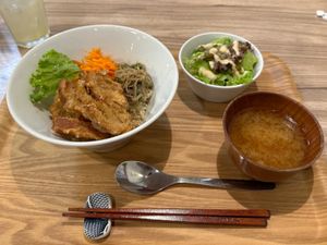 The  Fu (not-quite-seitan) Set at Kiseki きせきの in Tokyo