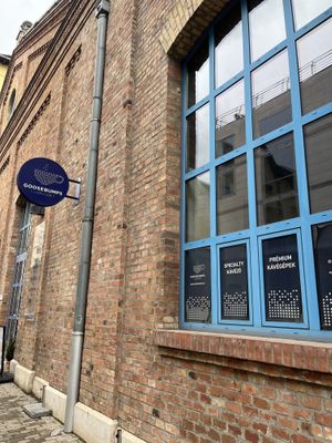   at Goosebumps Coffee Lab in Budapest