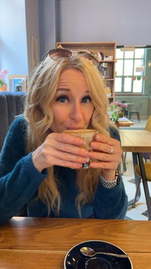   at Goosebumps Coffee Lab in Budapest