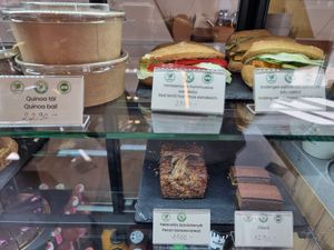 Sandwiches at Goosebumps Coffee Lab in Budapest