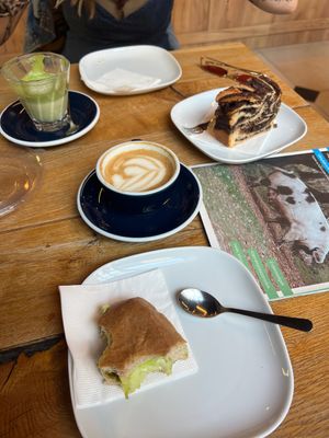   at Goosebumps Coffee Lab in Budapest