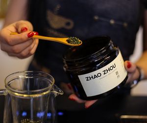 Experience the craft of Zhao Zhou tea.🫖 at Goosebumps Coffee Lab in Budapest