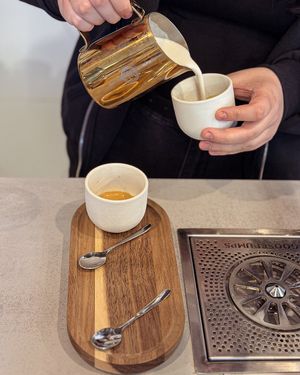  at Goosebumps Coffee Lab in Budapest