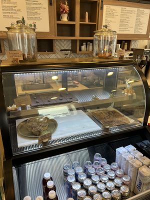 Dessert case   at Botanika Cafe in Ridgefield