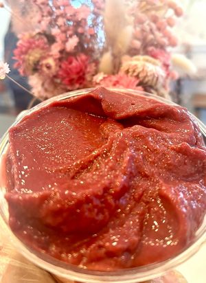 Acai Berry, smoothie, acai, mango, strawberry, raspberry, coconut water at Botanika Cafe in Ridgefield