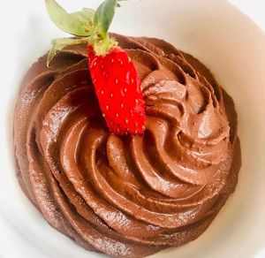 House made Avocado chocolate pudding at Botanika Cafe in Ridgefield