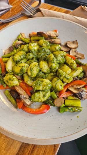 Delicious gnocchi at Botanika Cafe in Ridgefield