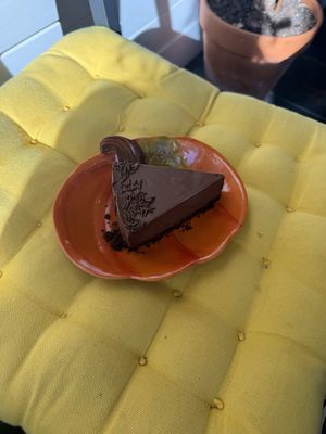 Chocolate cheesecake   at Botanika Cafe in Ridgefield