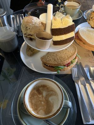 Vegan afternoon tea   at The Running Fox in Morpeth