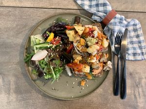 The Healthy Veggie Toast (In the Fjordboterhammen section)  at Mijn Plek in Schoten