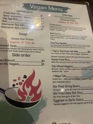 Menu June 2023   at Zhang Bistro in New Orleans