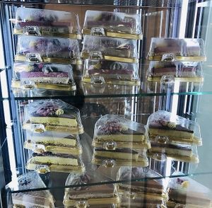 Raw cakes   at CicoCebali Vegan Mutfak in Istanbul